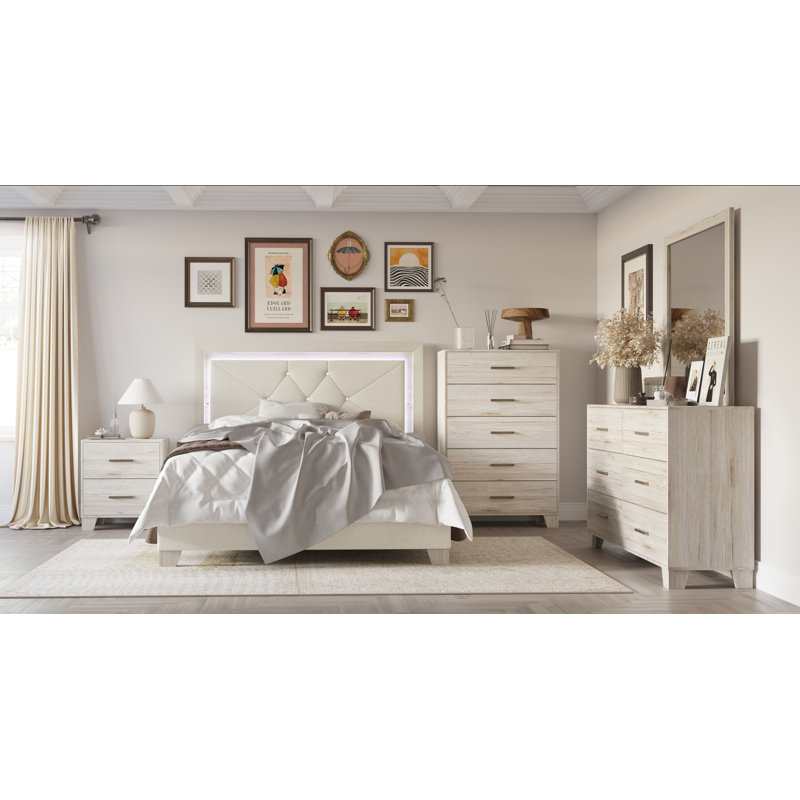 Zipcode Design™ Beckville Upholstered Panel Bed with